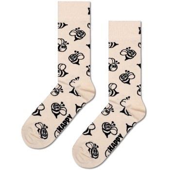 Happy socks Strumpor Bee Sock Svart/Vit bomull Strl 41/46