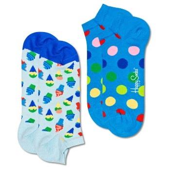 Happy socks Strumpor 2P Ice Cream Low Sock Blå Strl 41/46