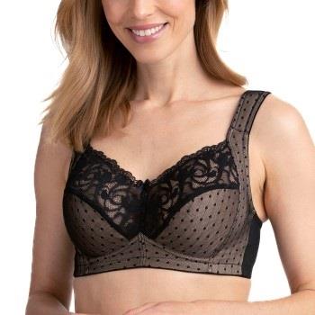 Miss Mary Dotty Delicious Soft Bra BH Svart B 75 Dam