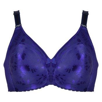 NATURANA BH Heritage Minimizer Soft Bra Floral Mörklila polyamid B 75 ...