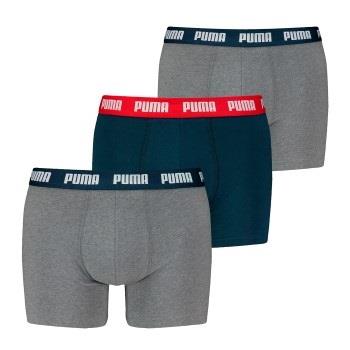 Puma Kalsonger 3P Men Everyday Boxer Grå/Blå bomull Small Herr