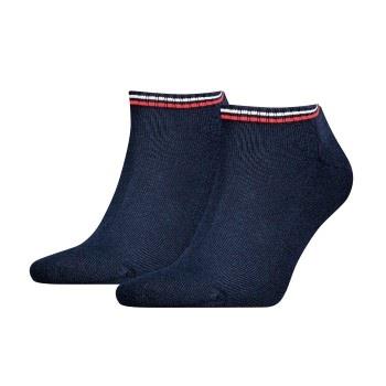 Tommy Men Uni TJ Iconic Sneaker Sock Strumpor 2P Marin bomull Strl 39/...