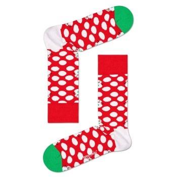 Happy socks Strumpor Big Dot Snowman Sock Röd Mönstrad bomull Strl 41/...