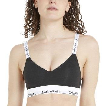 Calvin Klein BH Modern Cotton Light Lined Bralette Svart Small Dam