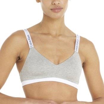 Calvin Klein BH Modern Cotton Light Lined Bralette Grå Small Dam