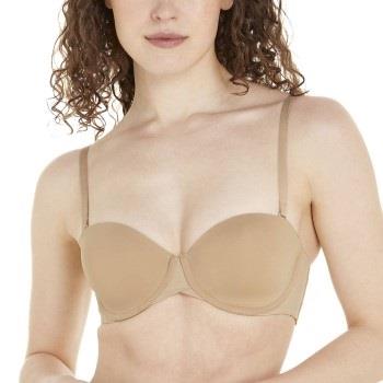 Calvin Klein BH Strapless Lined Bra Beige A 70 Dam