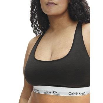 Calvin Klein BH Modern Cotton Plus Unlined Bralette Svart XX-Large Dam