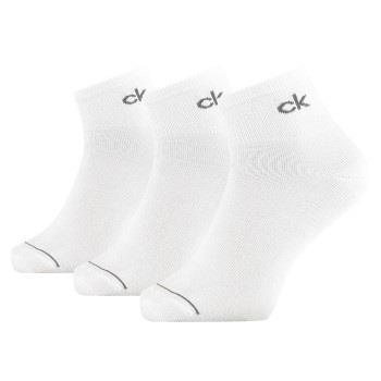 Calvin Klein Strumpor 3P Nick Quarter Sock Vit Strl 40/46 Herr