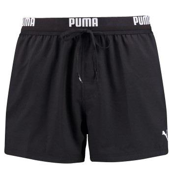 Puma Badbyxor Logo Short Length Swim Shorts Svart polyester Small Herr