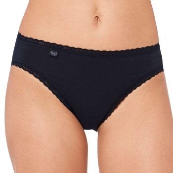 Sloggi Trosor 3P 24 7 Cotton Lace Tai Briefs Svart bomull 38 Dam