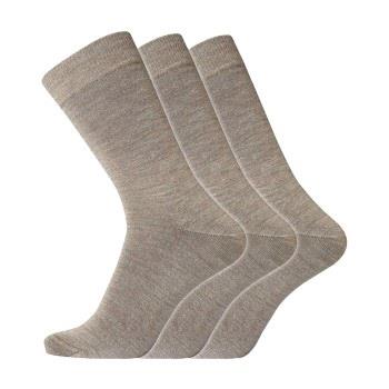 Dovre Strumpor 3P No Elastic Twin Socks Beige bomull Strl 45/48 Herr