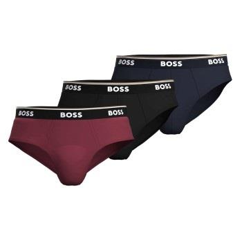 BOSS Kalsonger 3P Power Brief Marin/Röd  bomull Medium Herr