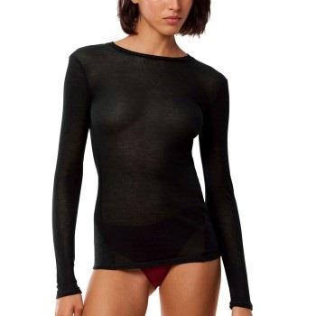 Triumph Beauty Layers Long Sleeve Top Svart lyocell Small Dam