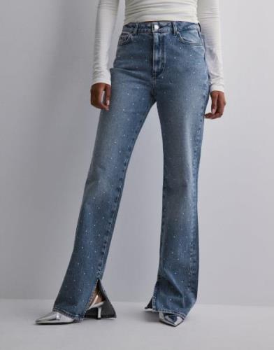 JJXX - Blå - Jxciara Slim Long Rhs Slit Hw Jeans