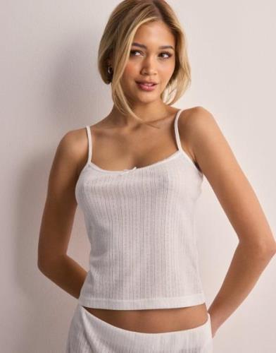 Nelly - Vit - Pointelle Strap Top