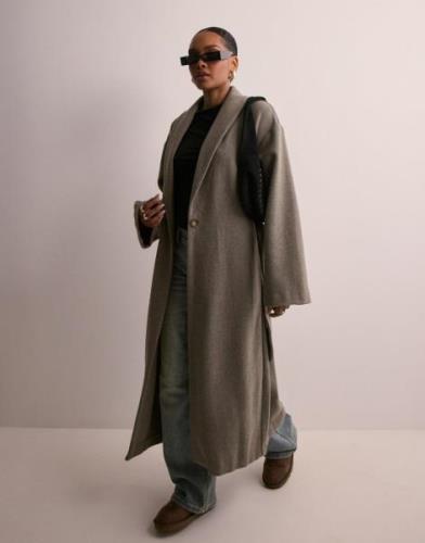 Object Collectors Item - Beige - Objpisa Long Coat Noos