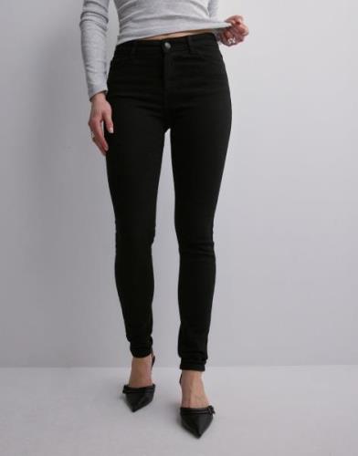 Pieces - Svart - Pcdana Mw Skinny Jeans BL102 Noos B