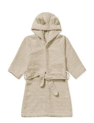 Bathrobe W/ Ears, 3-4 Years Morgonrock Badrock Beige Cam Cam Copenhage...