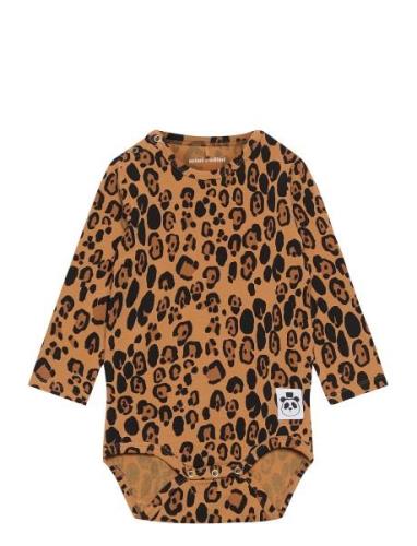 Mini Rodini Basic Leopard Ls Body Multi/patterned