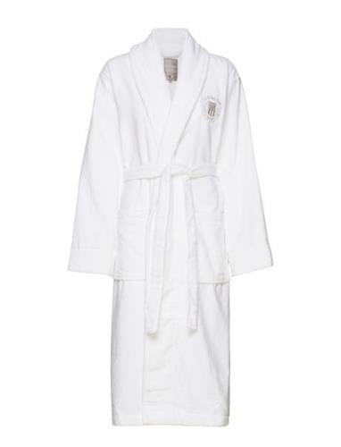 Lexington Home Hotel Velour Robe Vit