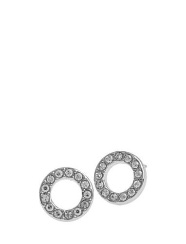 Spark Small Coin Ring Ear G/Clear Accessories Jewellery Earrings Studs...