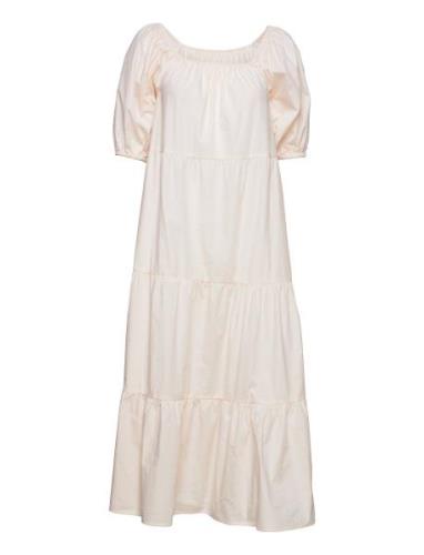 Ronan Midi Dress Maxiklänning Festklänning Cream Faithfull The Brand