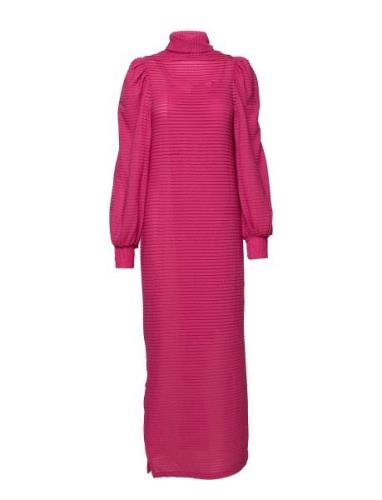 Slflevy Ls Ankle Lace Dress G Maxiklänning Festklänning Pink Selected ...
