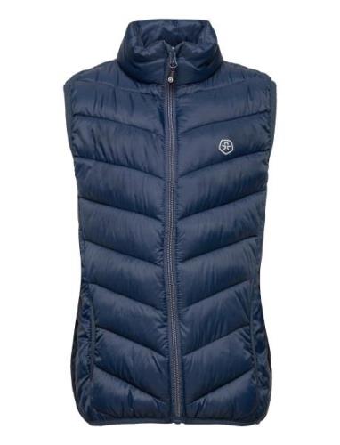 Color Kids Waistcoat Quilted, Packable Blå