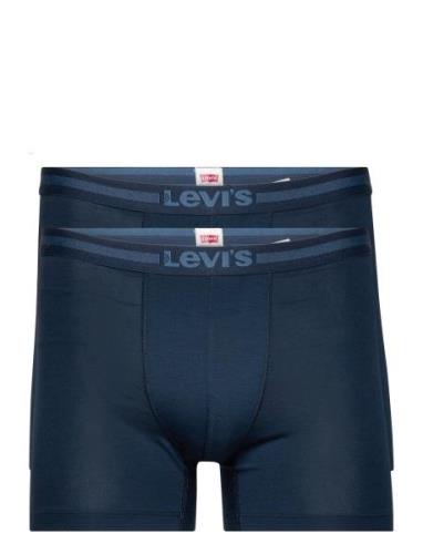 Levis Men Tencel Boxer Brief 2P Boxerkalsonger Blue Levi´s