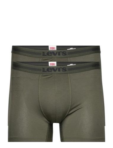 Levis Men Tencel Boxer Brief 2P Boxerkalsonger Green Levi´s