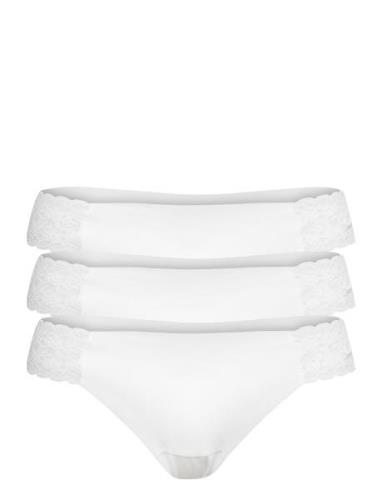 Brief Lace Invisible Thong Low Stringtrosa Underkläder White Lindex