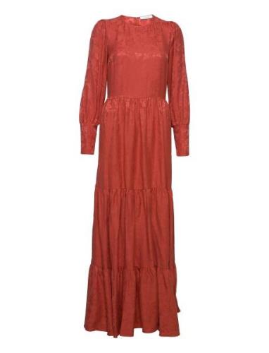 Mala Dress Ankle Length Maxiklänning Festklänning Red IVY OAK