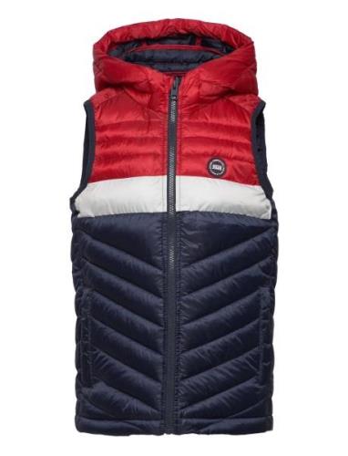 Jack & J S Jjehero Bodywarmer Hood Sn Jnr Multi/patterned