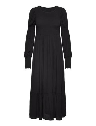 Lilli Zelina Dress Maxiklänning Festklänning Black Bruuns Bazaar