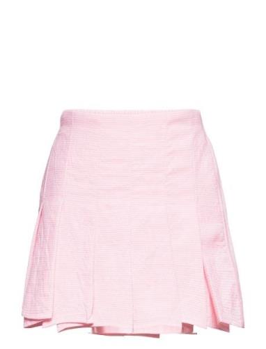 Birk Skirt Dresses & Skirts Skirts Short Skirts Pink Grunt