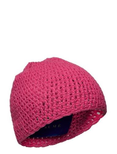 Murirs Hat Accessories Headwear Beanies Pink Résumé
