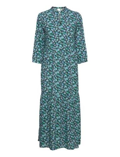 Yasalima 7/8 Long Dress - Pb Maxiklänning Festklänning Blue YAS