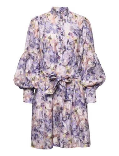 Scillabbchanelle Dress Kort Klänning Purple Bruuns Bazaar