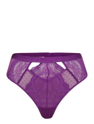 Maisie Hw Hl String Stringtrosa Underkläder Purple Hunkemöller