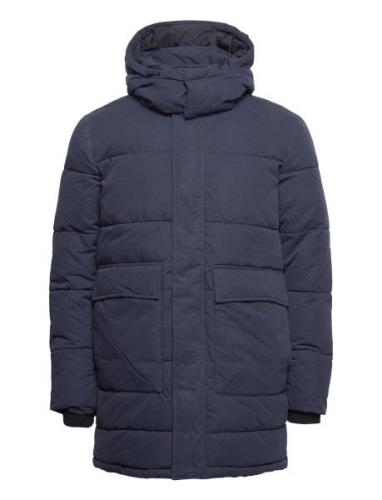 Slhbow Parka W Fodrad Jacka Navy Selected Homme