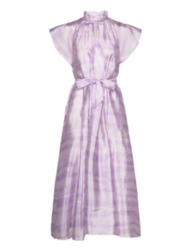 Karookh Long Dress Aop 11244 Maxiklänning Festklänning Purple Samsøe S...