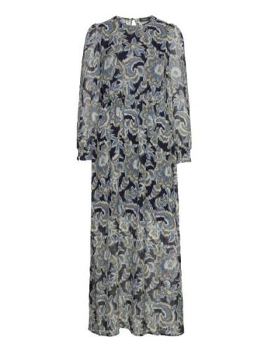 Sltiana Dress Maxiklänning Festklänning Multi/patterned Soaked In Luxu...