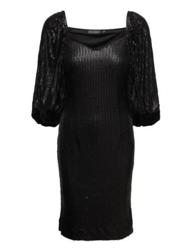 Sldalila Gausa Dress Kort Klänning Black Soaked In Luxury