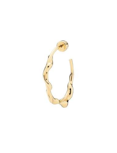 Nuri Accessories Jewellery Earrings Hoops Gold Maria Black