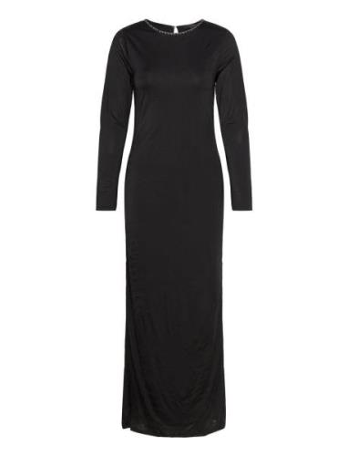Nyx Maxi Dress Maxiklänning Festklänning Black AllSaints
