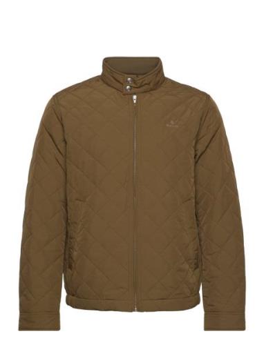 Quilted Windcheater Kviltad Jacka Khaki Green GANT