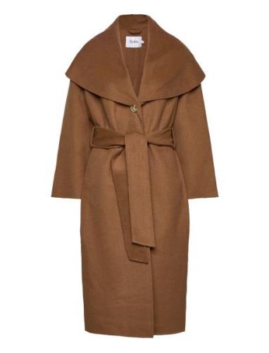 Termoli Coat Outerwear Coats Winter Coats Brown Stylein