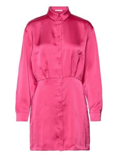 Liza Shirt Dress 12956 Kort Klänning Pink Samsøe Samsøe