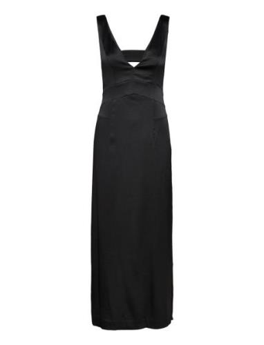 Ankle Legth Strap Dress Maxiklänning Festklänning Black IVY OAK