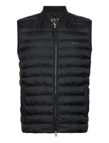 GANT Light Padded Bomber Vest Svart